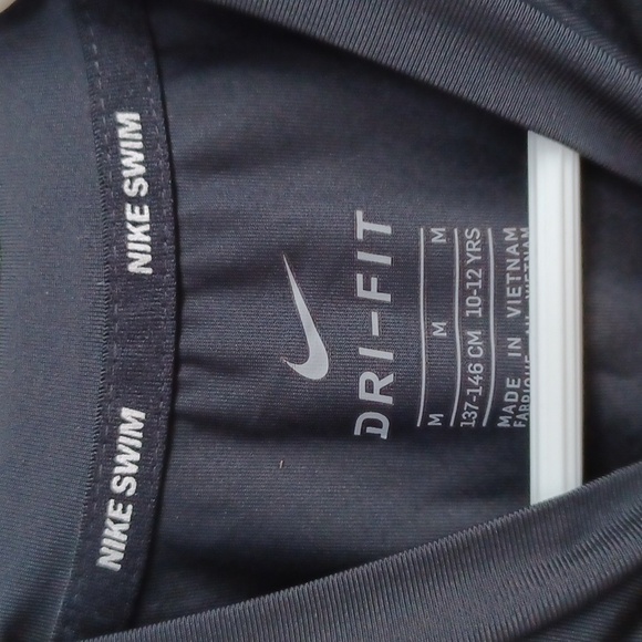 NIKE SWIM LS Rash Guard Swim Top Sz M - Picture 3 of 4